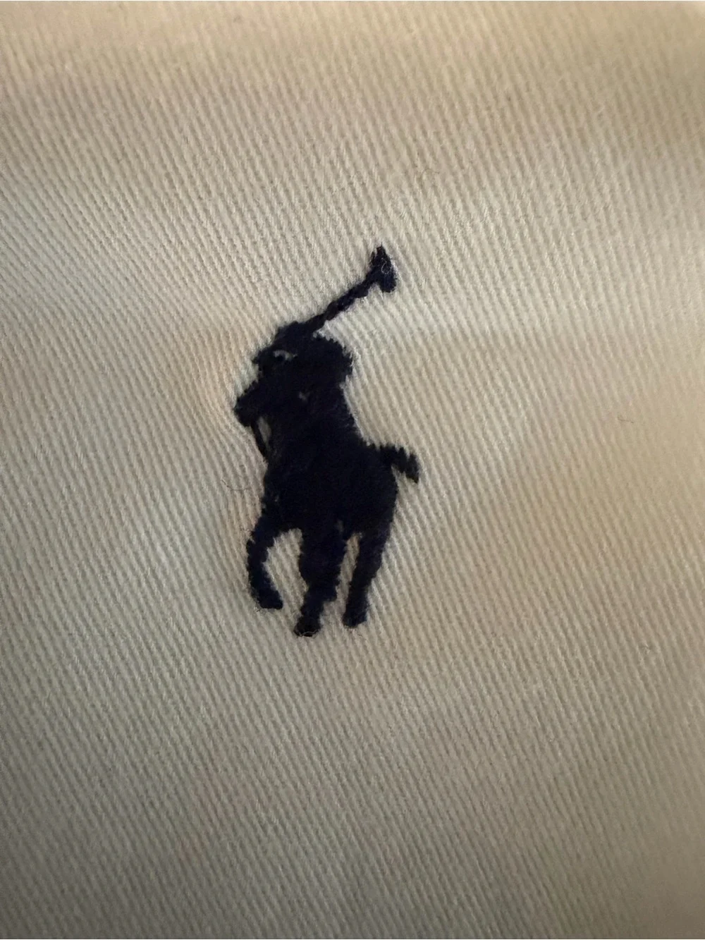 Polo by Ralph Lauren White Embroidered Polo Player Men’s Shorts